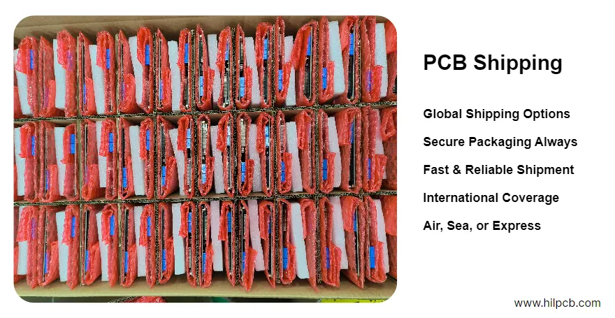 Internationaler PCB-Versand