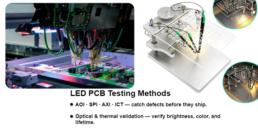 Методы тестирования LED PCB: Комплексная проверка качества осветительных изделий