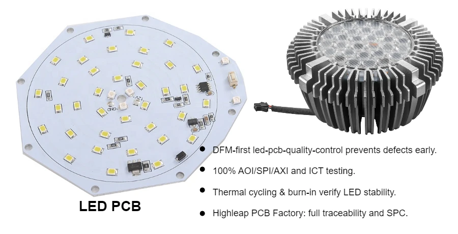 Controllo qualità PCB LED: Garantire l'eccellenza dai materiali alla consegna