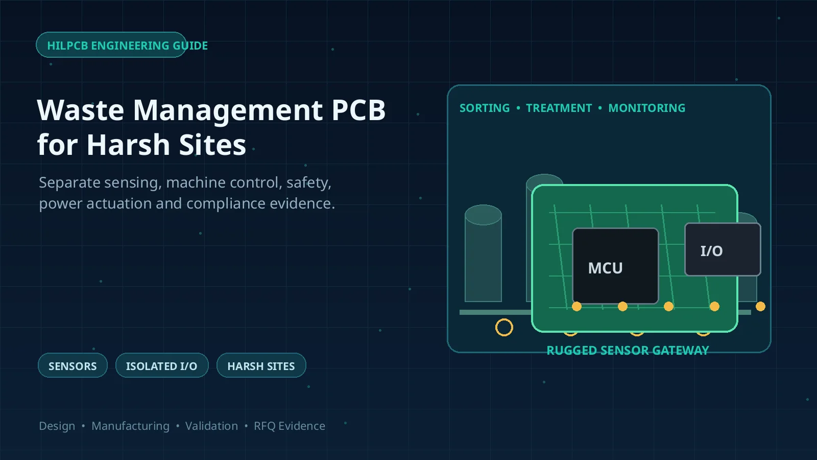 Waste Management PCB：驱动智能废物处理与环境监测的核心技术