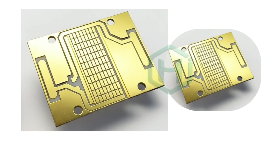 Contrôle de fabrication d’un PCB AlN