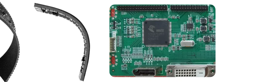 Technologie de PCB pour écrans courbés