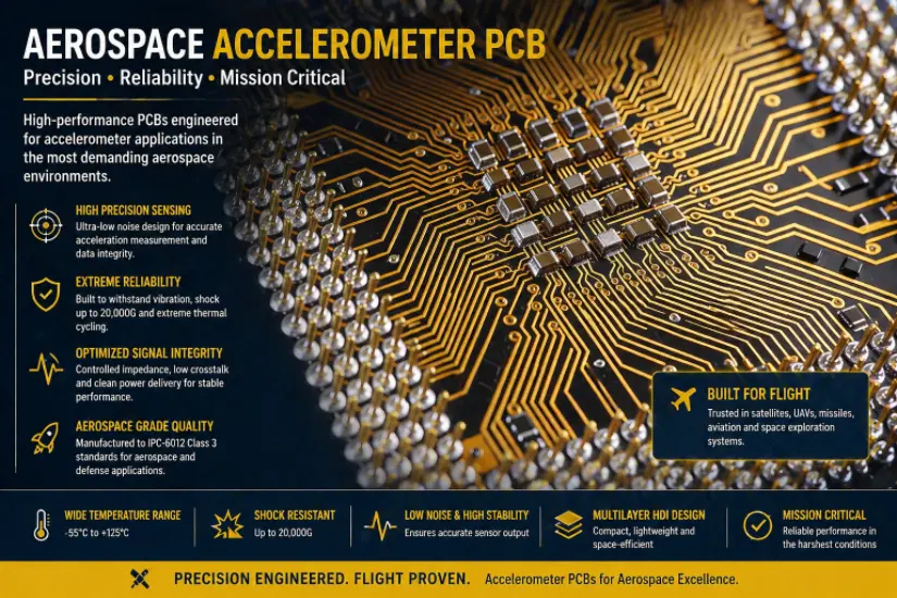 加速度计振动监测PCB