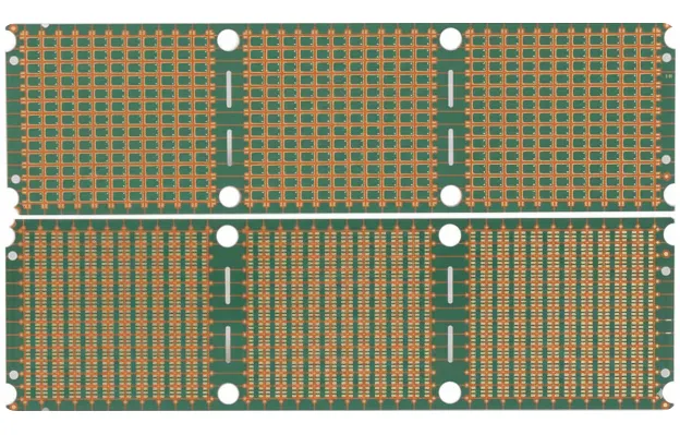 Traces SAP à fines lignes et réseaux de microvias sur les couches d'empilement ABF