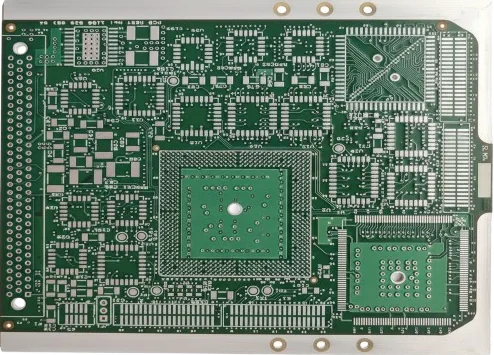 用于高功率LED的铝基与铜基MCPCB,薄介电层与铜填充导热孔的截面示意